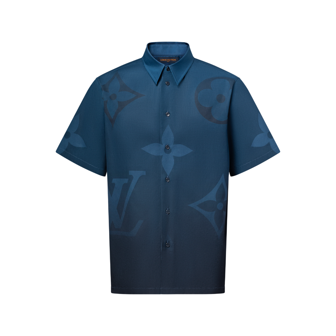 Camisa de Manga Curta com Padronagem Monogram - Ready-to-Wear